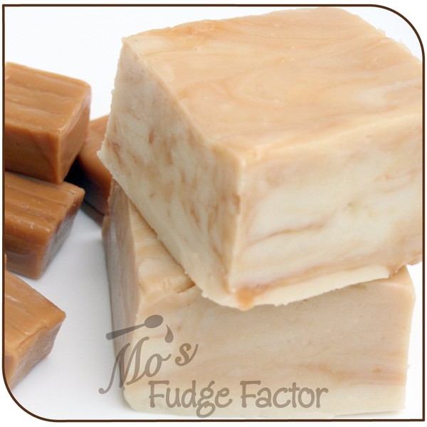 Mo's Fudge Factor, Vanilla Caramel Swirl Fudge 2 pounds