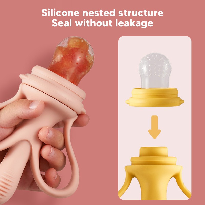 Fruit Food Feeder Pacifier Silicone Safe Reduce Soreness Feeder Teething