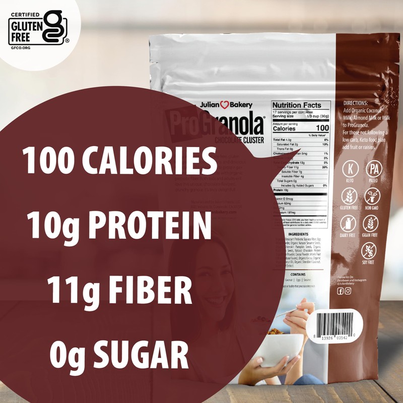 Julian Bakery® ProGranola® Cereal | Chocolate | 13g Protein |