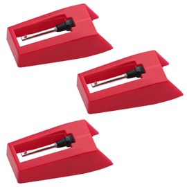 3 PCS Record Player Needles,Turntable Replacement Needle Stylus Replacemen for Vinyl Record Player Phonograph with Clear Covers Conveniently Packed for Storage and Portability Replacement