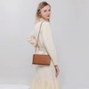 Peacocktion Brown RFID Wristlet Womens Wallet, Leather Travel Crossbody Bags
