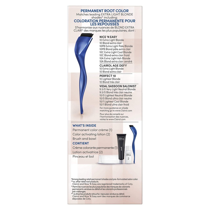 Clairol Root Touch-Up by Nice'n Easy Permanent Hair Dye, 10