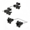 LST U-Bracket 80 mm Mounting Kit Set Roof Box Metal