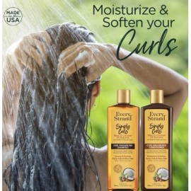 Every Strand Simply Curls Curl Enhancing Shampoo & Conditioner 13.5 Oz