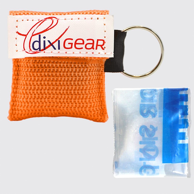 Dixie EMS CPR Mask for Pocket or Key Chain, CPR