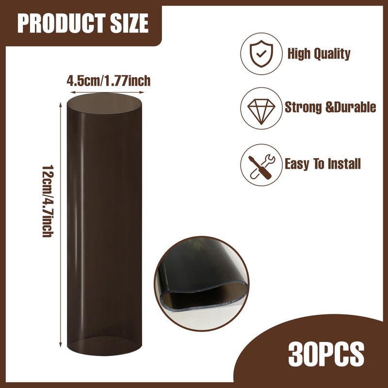 30 Pcs Pool Cover Spring Sleeve, Winter Swimming Pool Safety