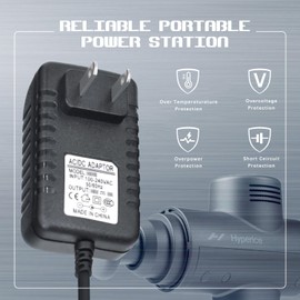 Pinkind 18V Charger Replacement for Hypervolt 2/2 Pro/Go/Go 2 Power Cord for Hyperice 2/2 Pro Massage Gun AC Adapter for Vyper 3/2/Go Massager Gun Charging Cable 6Ft