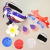 Aswitnove 3 Pcs 4th of July Headband Accessories for Women