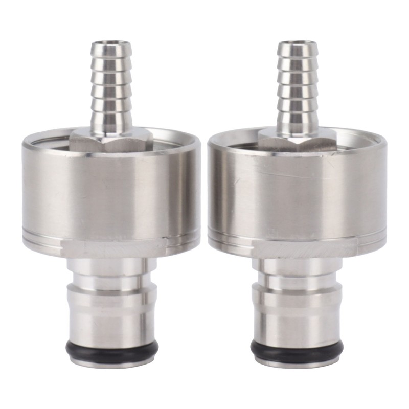 2PCS Stainless Steel Carbonation Cap Forced Carbonation PET Bottle Filling