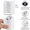 Solar Candles Outdoor Waterproof, 4pcs Rechargeable Dusk to Dawn Little