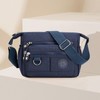Crossbody-Tasche für Damen, mehrere Taschen, Nylon, wasserdicht, Umhängetasche, leichte Reisehandtasche,