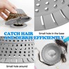 zaa Bathtub Drain Hair Catcher, Silicone Collapsible 3 Pack Drain