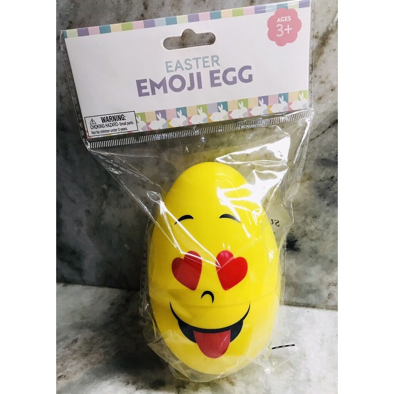 Unbranded Easter Emoji Printed Easter Egg 3+ 6” Easter Baskets