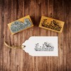 Newstamps Flower Meadow 01 Large Wooden & Rubber Stamp for