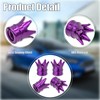 MEAJOO 4PCS Crown Style Tire Valve Stem Caps, Air Caps