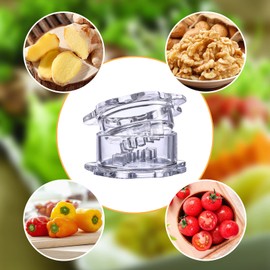 JOLUCE Garlic Twister Ginger Grinder Twisted Mincer Nuts Spices Herbs Ginger Herb Nuts Garlic Manual Hand Kitchen Tools Garlic Herb Nuts for Garlic Press Kitchen Mincer Grinder