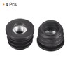 sourcing map Set of 4 Round Pipe Inserts with M8