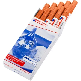 EDDING 750 PAINT MARKER - ORANGE - Bullet Tip (Pack of 10)