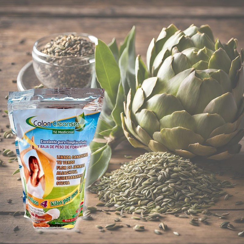 Colon Cleanser Herbal Tea Supplement – Natural Fiber & Botanical