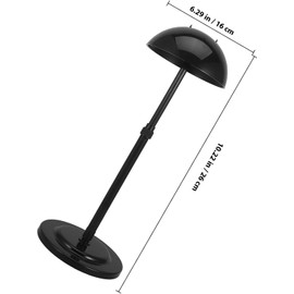 Soporte Para Peluca De Altura Ajustable Soporte Para Exhibición De Pelucas Organizador Para Múltiples Pelucas Y Para Sombrero Base Estable Para Almacenamiento Y Salones