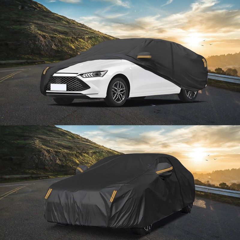 NEVERLAND Full Car Cover Waterproof All Weather UV Resistent Snow
