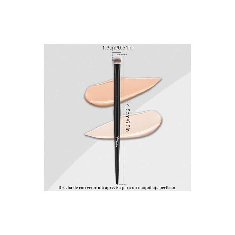 START MAKERS Brocha para Corrector, Brocha de Maquillaje Angular para