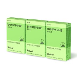 Radiwell Daily Nutrition Multivitamin Mineral Plus B 30 tablets, 3 units / 래디웰 하루영양 멀티비타민 미네랄 플러스 B 30정, 3개