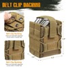 Double Handcuff Pouch for Most Standard Size Handcuffs, MOLLE Handcuff