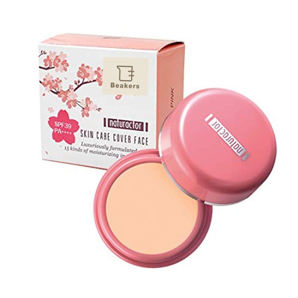 Beakers Naturactor Skin Care Cover Face 132 Pink, 0.7 oz (20 g), Foundation Concealer Retinol