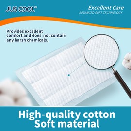 JUS COOL Baby Disposable Changing Pads, 18”x 24”(100 Count) Underpads Portable Diaper Changing Pads, Soft Bed Pads Ultra Absorbent and Waterproof