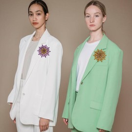 Rhinestone Sunflower Brooch Pin Red Pink Flower Brooch Stylish Crystal Brooch Elegant Clothing Hat Bag Accessories Jewerly for Women (Yellow1)