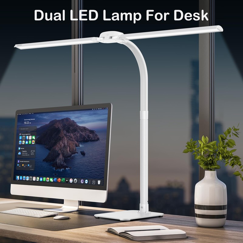 Desk Lamp with USB Charging Port for Home Office 24w
