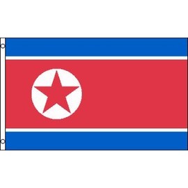 North Korea 3'x5' Polyester Flag