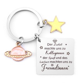 Farewell Gift Colleague Keyring Small Best Colleague Gift Gifts for Work Colleagues Christmas Gifts for Colleagues Christmas Gifts for Colleagues, Laughter Make Us Girlfriends