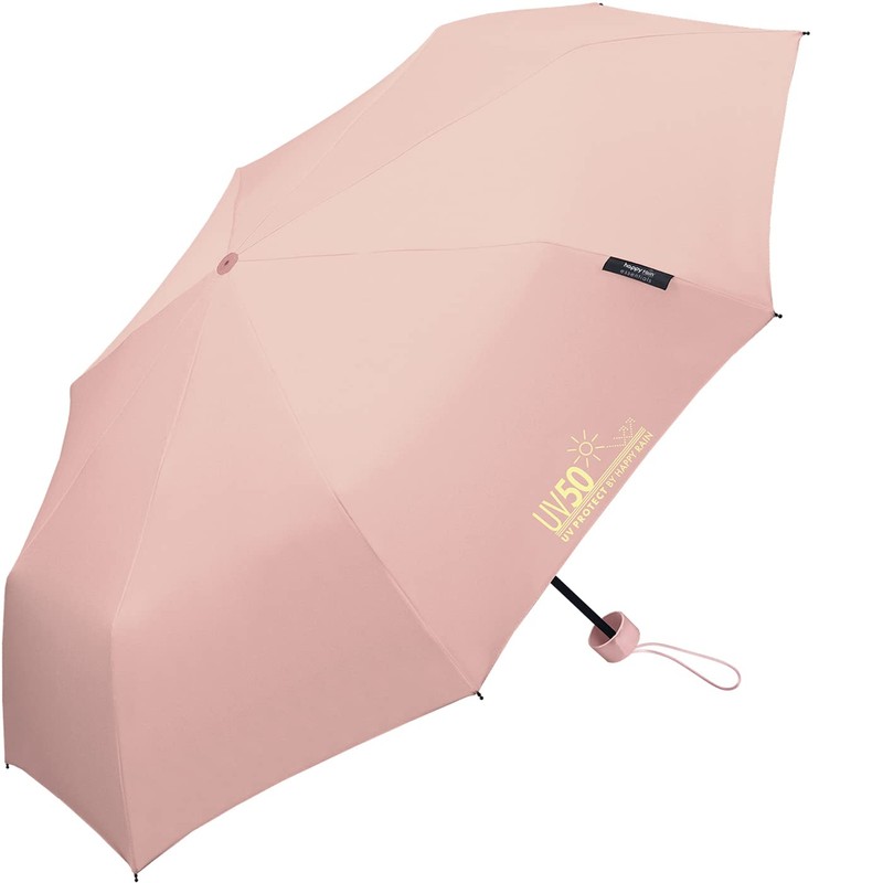 Happy Rain Pocket Umbrella UV50 UV Protect Super Mini, flamingo,