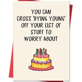 fancu Funny birthday card|Witty Greeting for Men, Women, Parents, Siblings, and Friends |Happy Bday Card for husband wife and anyone