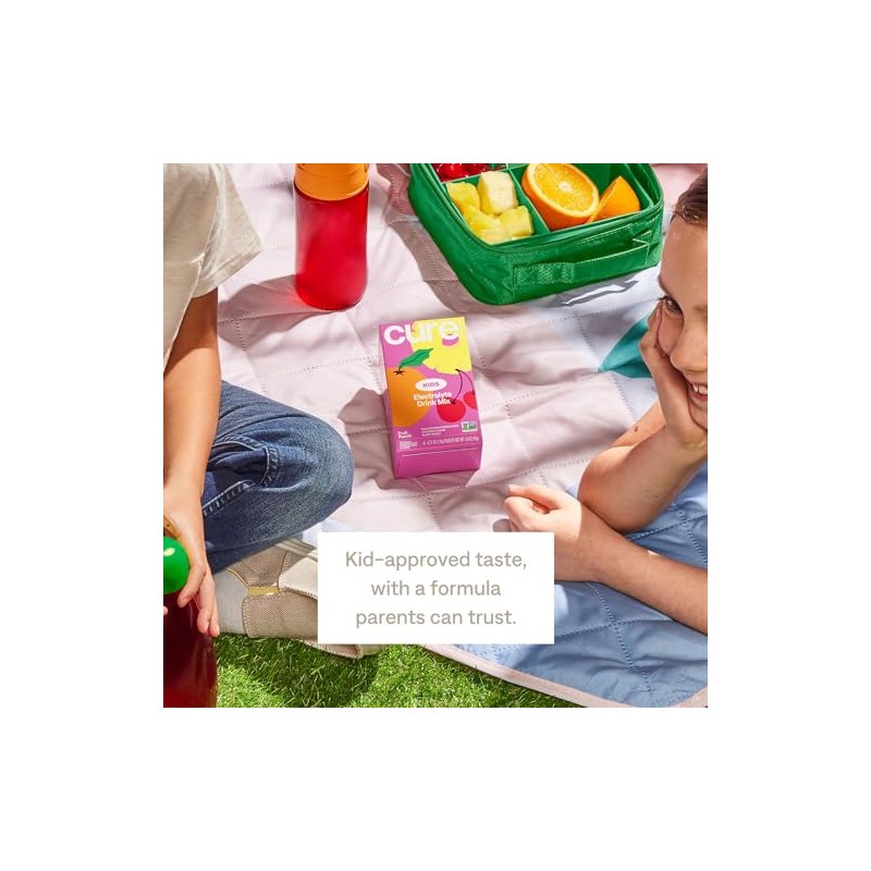 Cure Hydration Mezcla Bebidas Electrolíticas Niños Rehidratación Formulada Por Pediatra