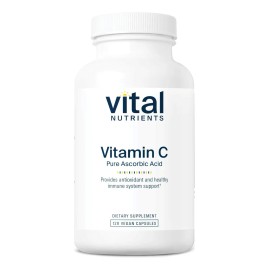 Vital Nutrients Vitamina C 1000mg Pura, 120 Cpsulas