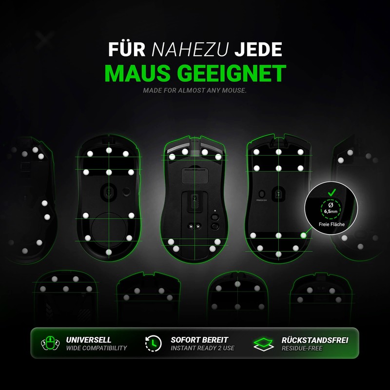 SensoryBoost ADS (d) Dot Skates (x40) Pattini UPE universali, Ø