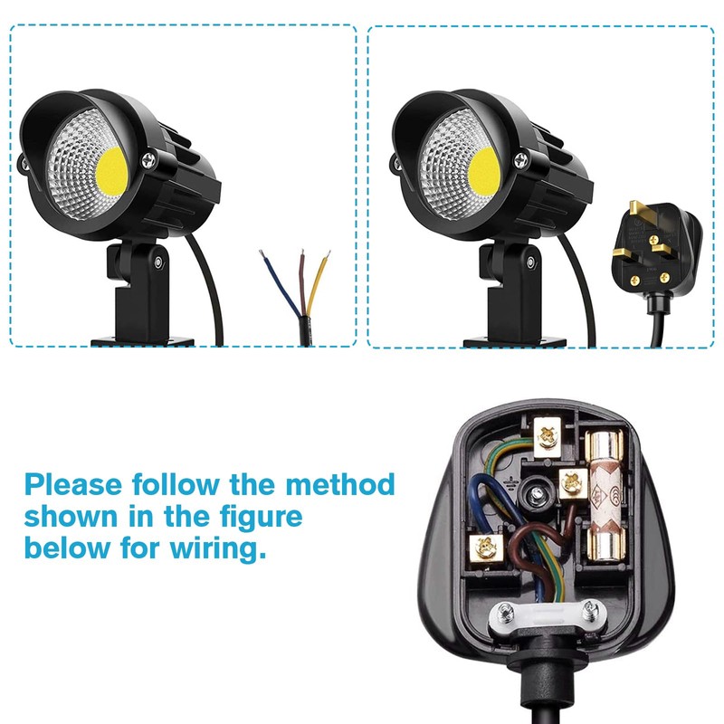 UK Plugs with 13 AMP Fused, 3 pin Mains Plug