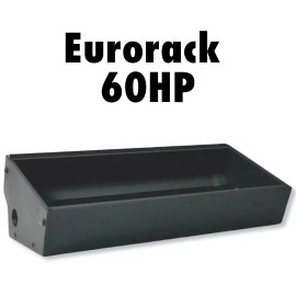 3DEXCEL Moog style 60hp skiff Desktop Eurorack module modular synth case with rails