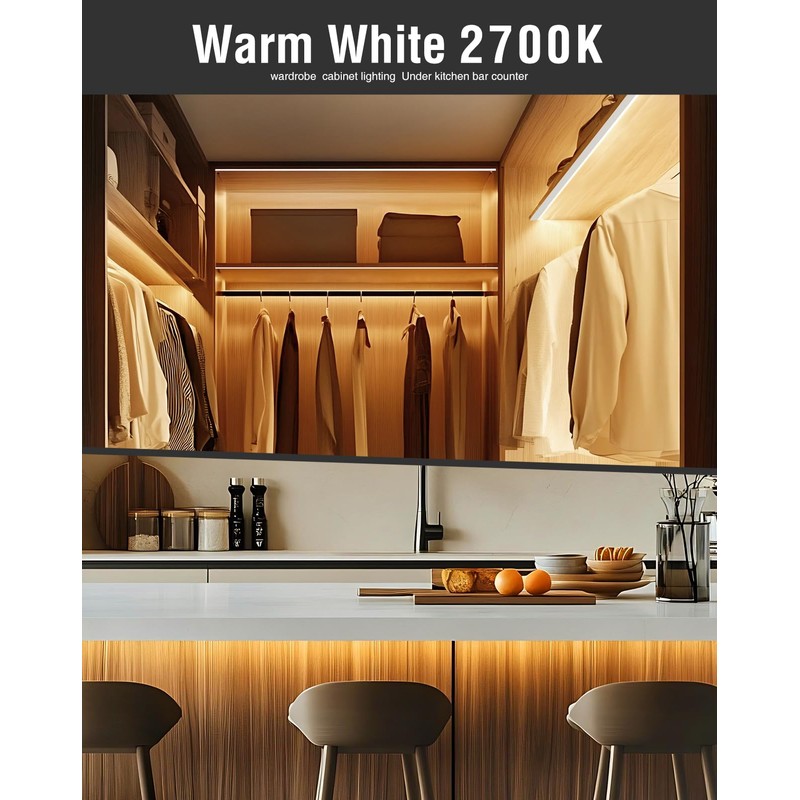 Hardwired LED Cabinet Lighting Strip - UL Listed 24V Flexible