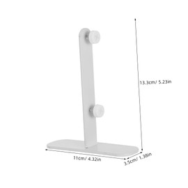 SHINEOFI 2pcs Pegboard Desk Fixing Accessories Heavy Duty Tabletop Brackets for Enhanced Stability Organization for DIY Setup Aesthetic Appeal and Reliable Support