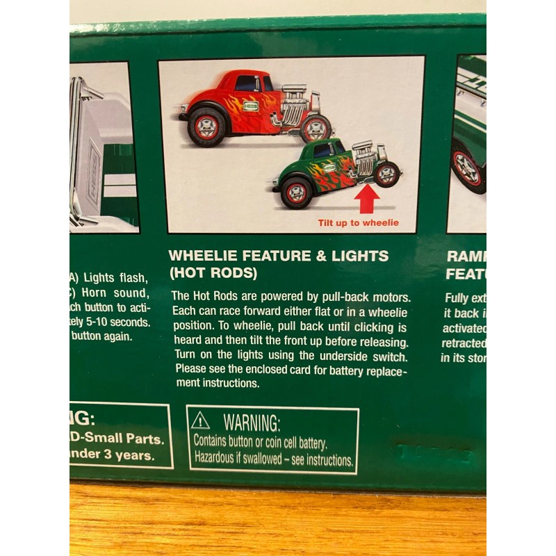 Hess 2022 Hess Flatbed Truck with Hot Rods orig. box