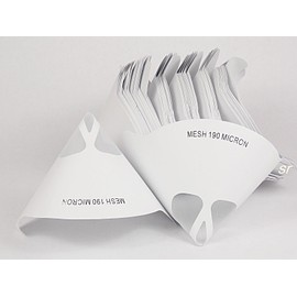 100 x PAINT STRAINERS NYLON MESH PAINT FILTERS CONE STRAINERS 190microns