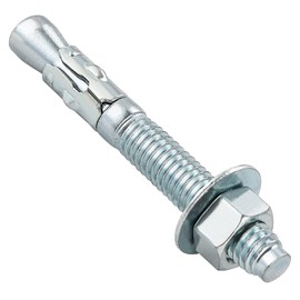 Wensilon 1/4x3-1/4" 10Pcs Inch Standard Fasteners for Heavy-Duty Zinc Wedge Anchors for Cement and Concrete
