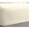 Off-White Thermal Flannelette Fitted Bed Sheet 30cm Deep 100% Soft
