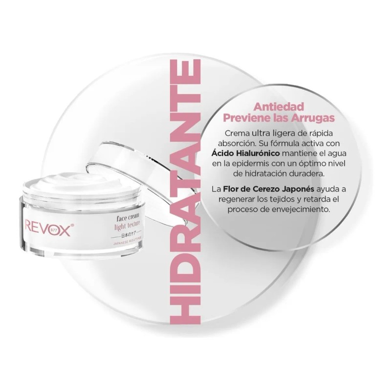 Revox B77 Ritual Japonés · Crema Facial Anti-edad Hidratante