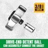 SK 3/8" Drive Gimbal Ratchet, 72 Tooth Gimbal Palm Ratchet,