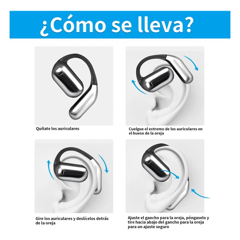 Audífonos Ai Traductores 150 Amable Traductor Idiomas Auriculares Inalámbricos Bluetooth